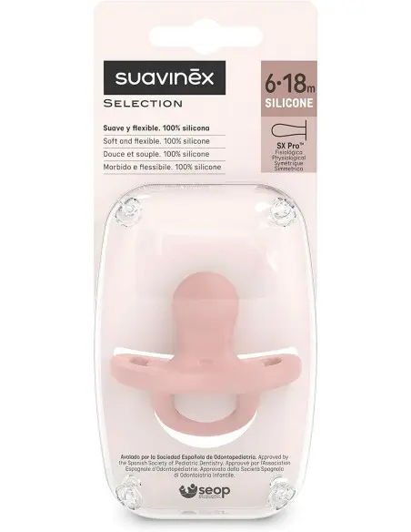 copy of Suavinex Sucette Tout Silicone avec Tétine Symétrique