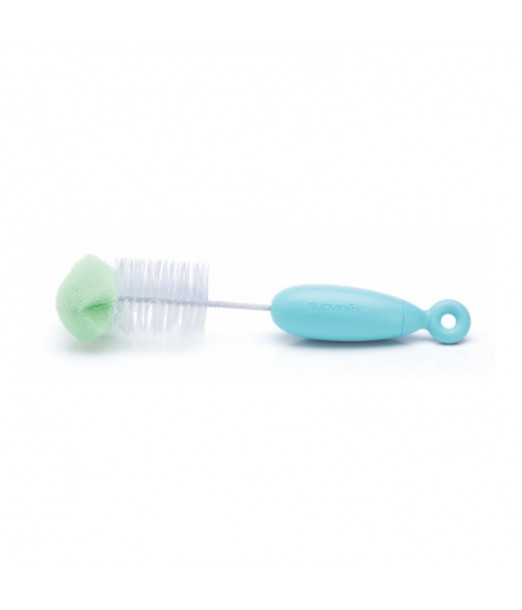 Suavinex brosse nettoyante pour biberons Duo 0m+ Vert Goupillon