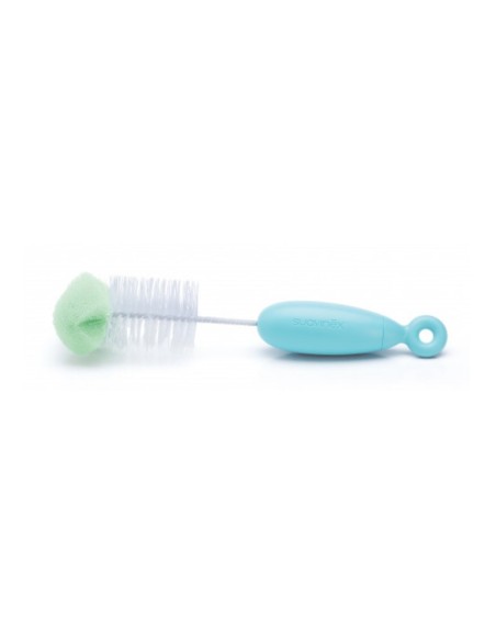 Suavinex brosse nettoyante pour biberons Duo 0m+ Vert Goupillon