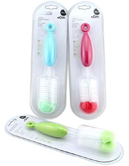 Suavinex brosse nettoyante pour biberons Duo 0m+ Vert Goupillon