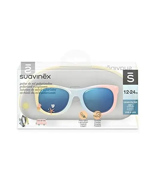 Suavniex Lunettes de Soleil pour bébés 12-24m, Lunettes 2