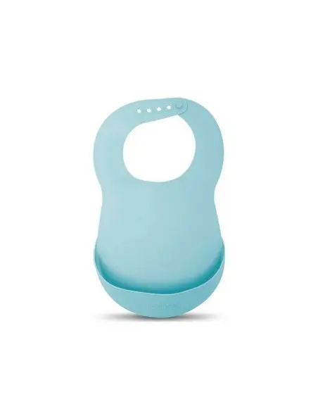 Suavinex silicone bib blue from 4 months