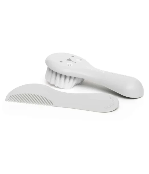 Suavinex set brosse et peigne pour bébés gris Brosse et Peigne 2