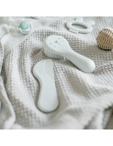 Suavinex brush and comb set for baby - Grey — photo 4