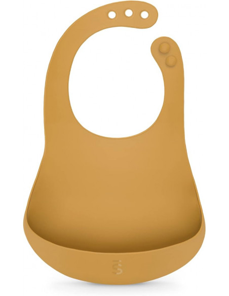Suavinex Lot de 2 Bavoirs Silicone Imperméables Faciles à