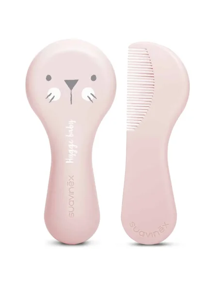 Suavinex brush and comb set for babies - Pink