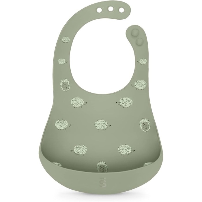 Suavinex Lot de 2 Bavoirs Silicone Imperméables Faciles à