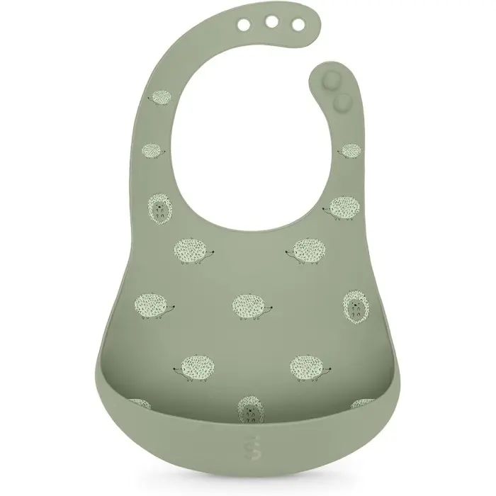 Suavinex Lot de 2 Bavoirs Silicone Imperméables Faciles à