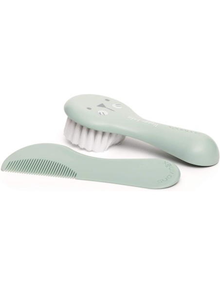 Suavinex Set brosse et peigne pour bébé - Vert dans Brosse et Peigne chez Baby And Mom Maroc