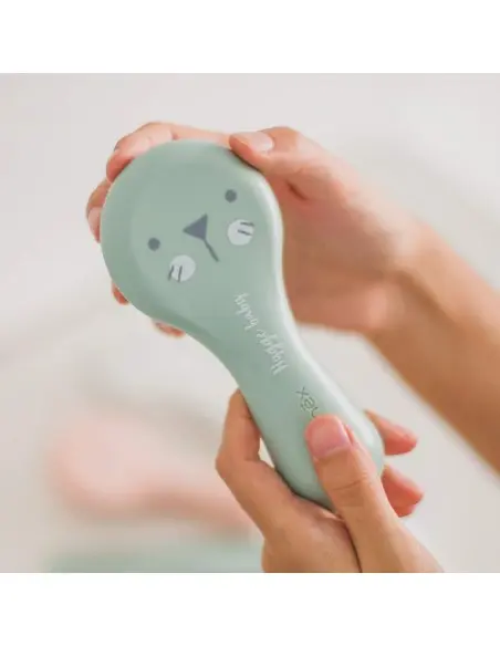 Suavinex Set brosse et peigne pour bébé - Vert Brosse et Peigne