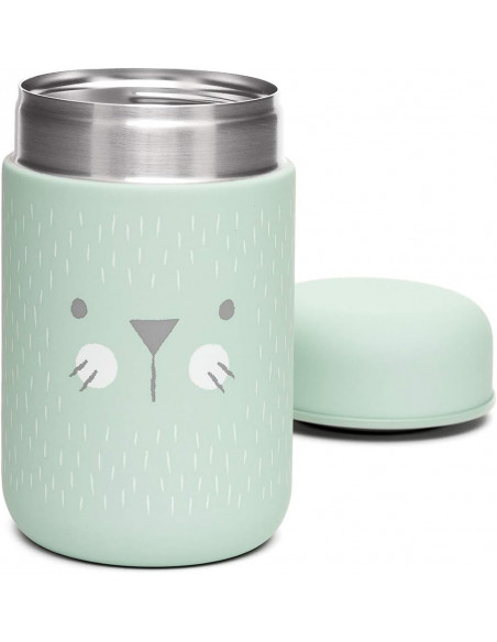 Suavinex Thermos Bébé en Acier Inoxydable Hermétique 400ml Vert