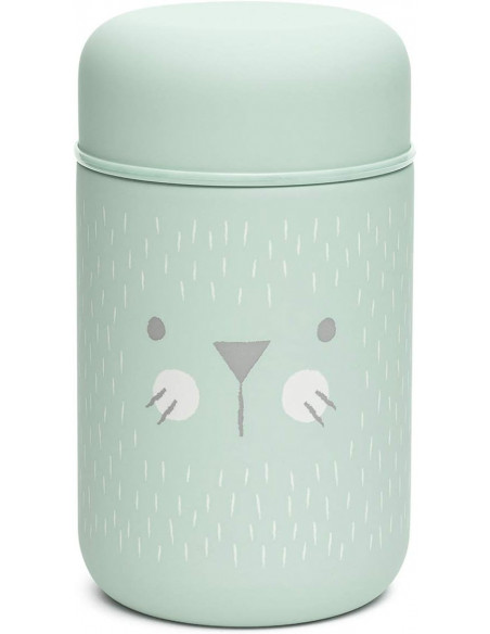Suavinex Thermos Bébé en Acier Inoxydable Hermétique 400ml Vert