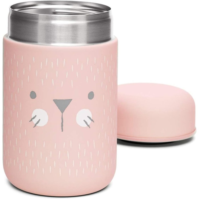 Suavinex Thermos Bébé en Acier Inoxydable Hermétique 400ml Rose dans Vaisselle bébé chez Baby And Mom Maroc