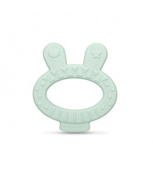 Suavinex Anneau de Dentition en Silicone Lapins avec Boîte 0m+