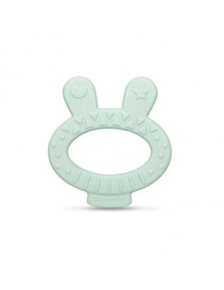 Suavinex Anneau de Dentition en Silicone Lapins avec Boîte 0m+