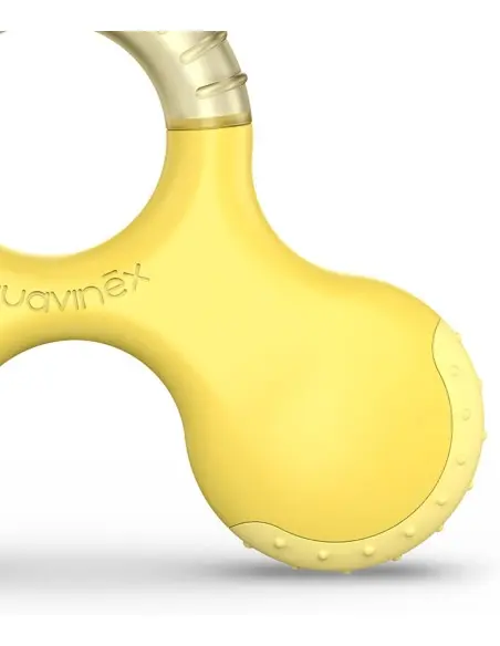 Suavinex cooling teething ring and rattle for baby Stage 3, from 6 months, yellow — photo 4