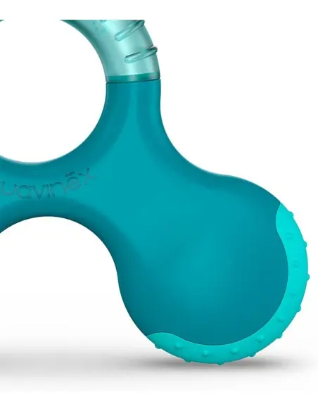 Suavinex cooling teething ring and rattle for baby Stage 3, from 6 months, Blue — photo 3