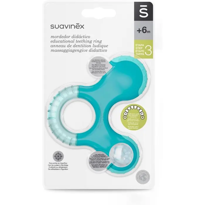 Suavinex Anneau de Dentition Réfrigérant et Hochet pour Bébé