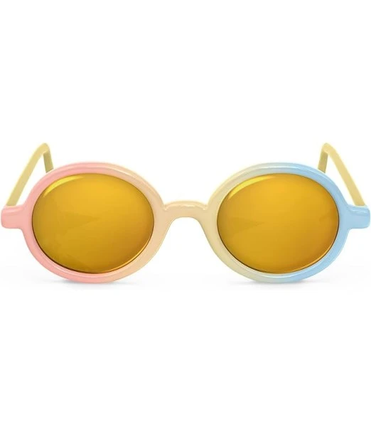 Suavinex baby sunglasses from 12 to 24 months, polarised with UV 400 filter, with case - multicolour, round shape