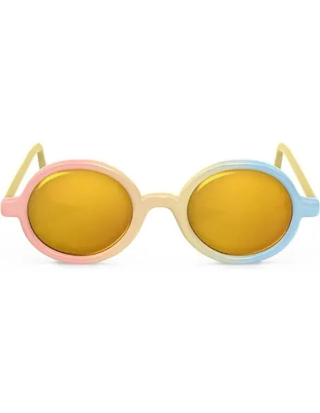 Suavinex baby sunglasses from 12 to 24 months, polarised with UV 400 filter, with case - multicolour, round shape