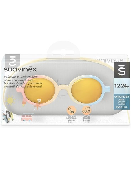 Suavinex Lunettes de Soleil pour bébés 12-24m Polarisées avec
