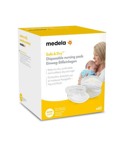 Coussinets d'allaitement jetables 60 unités - Medela