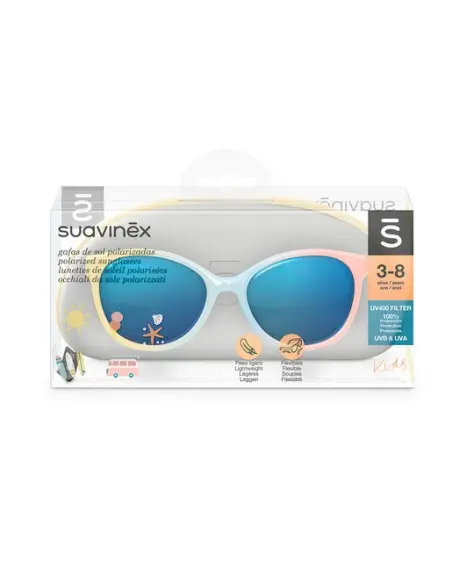 Suavinex children's sunglasses 3 to 8 years — polarised with UV 400 filter with case — Multicoloured — photo 5