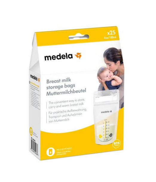 Sachets de conservation pour lait maternel 25 unités - Medela