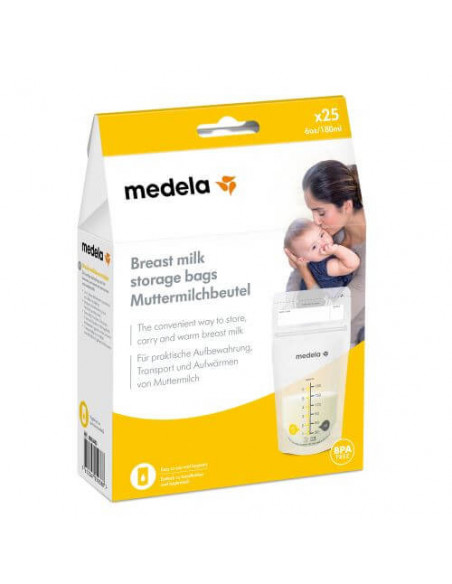 Sachets de conservation pour lait maternel 25 unités - Medela