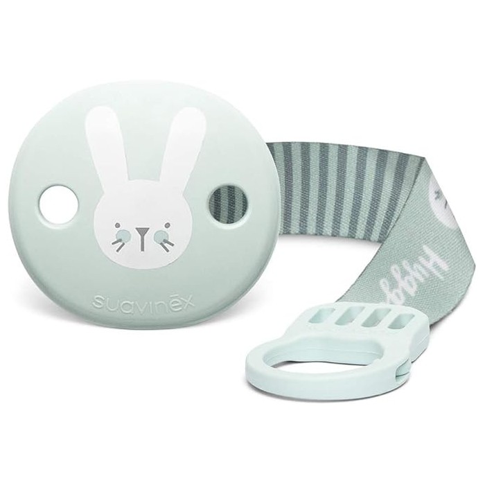 Suavinex Attache-sucette Hygge avec Ruban - Vert Sucettes -