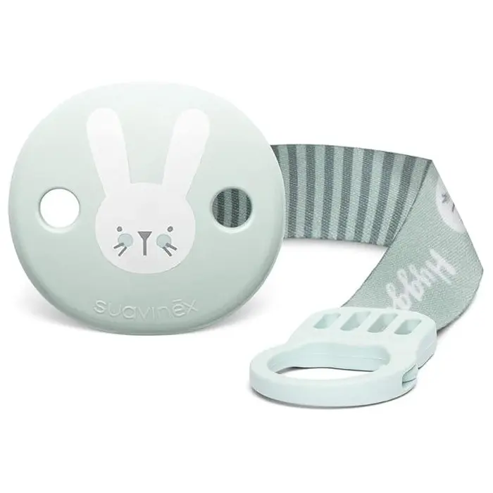 Suavinex Attache-sucette Hygge avec Ruban - Vert Sucettes -