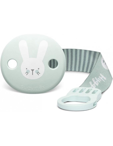 Suavinex Attache-sucette Hygge avec Ruban - Vert Sucettes -