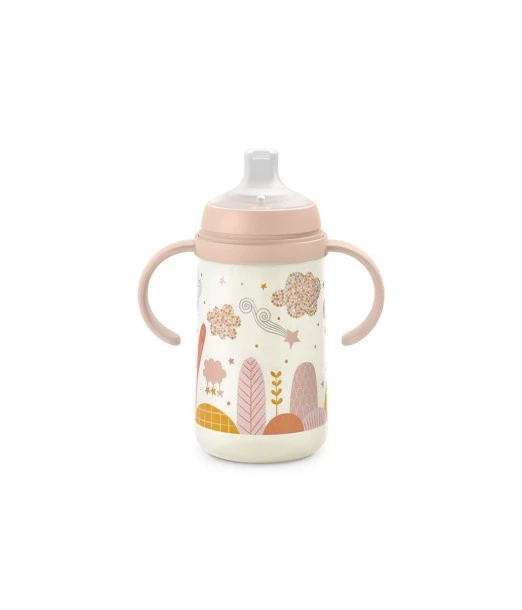 Suavinex baby bottle "Dreams" anti-leak from 6 months with handles 270 ml - Pink colour 2