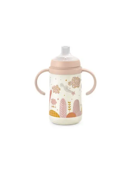 Suavinex baby bottle "Dreams" anti-leak from 6 months with handles 270 ml - Pink colour — photo 2