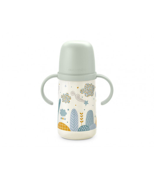 Suavinex Biberon "Walk in the Park" Anti-fuites 6m+ avec