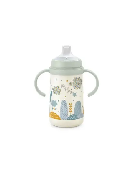 Suavinex baby bottle "Walk in the Park" leak-proof from 6 months with handles 270 ml - Green — photo 2