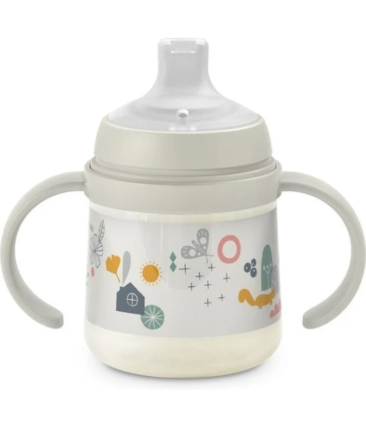 Suavinex baby bottle "Walk in the Park" leak-proof with handles 150ml - Grey 2