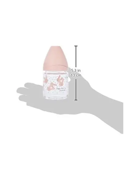 Suavinex Biberon en Verre Débit Lent Hygge "Baby Lapin" 120ml -