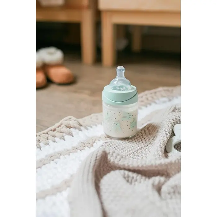 Suavinex Biberon en Verre Débit Lent Hygge "Baby Lapin" 120ml -