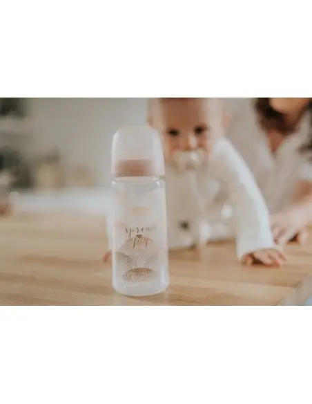Suavinex baby bottle with symmetrical nipple SX PRO from 3 months "Spread Joy" 270 ml — photo 3