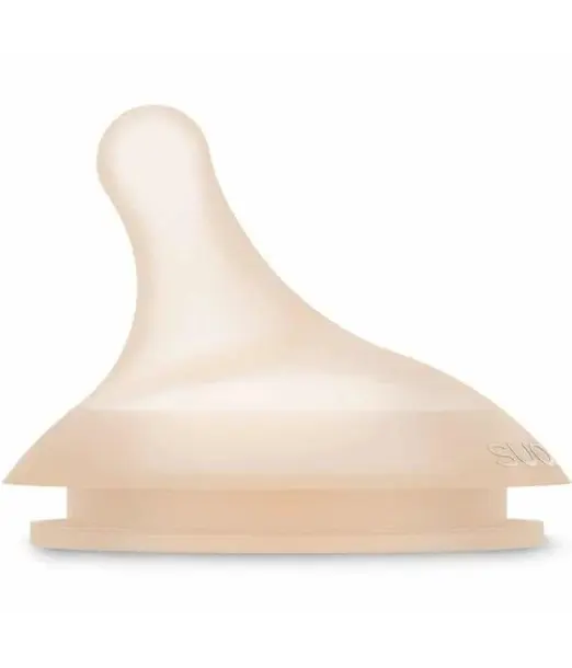Suavinex Lot de 2 Tétines pour Biberon Zéro Zéro – Débit Lent 2