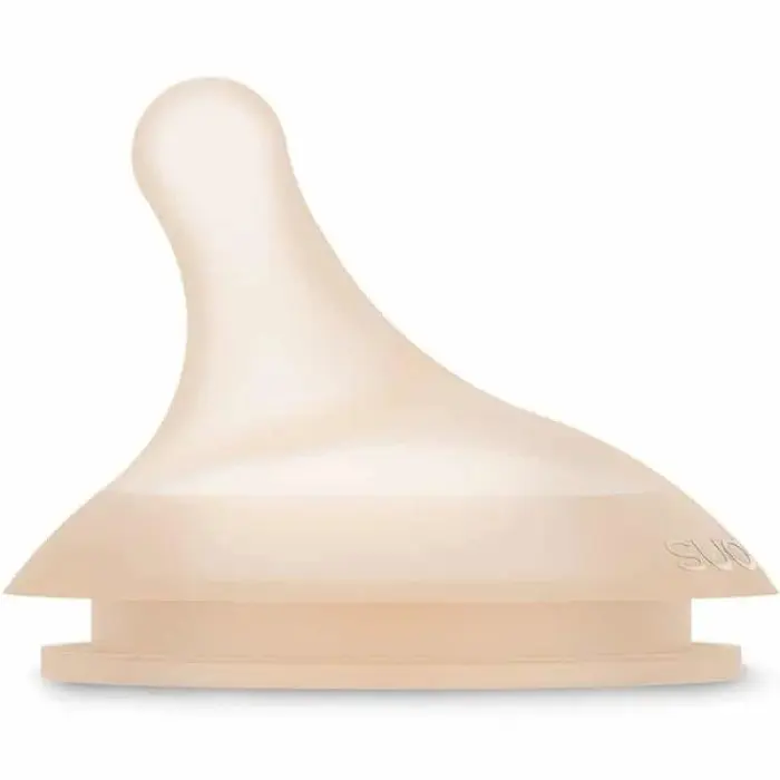 Suavinex Lot de 2 Tétines pour Biberon Zéro Zéro – Débit Lent