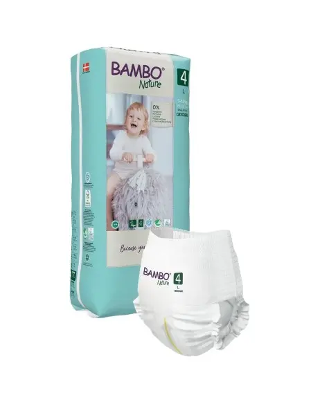 Bambo Nature training pants (diapers) Size 4 (7-12 kg) 40 units