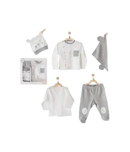 Coffret naissance 100% coton 5 pièces Ours Coffret naissance 