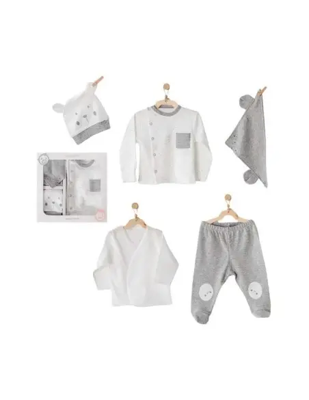 Coffret naissance 100% coton 5 pièces Ours Coffret naissance 