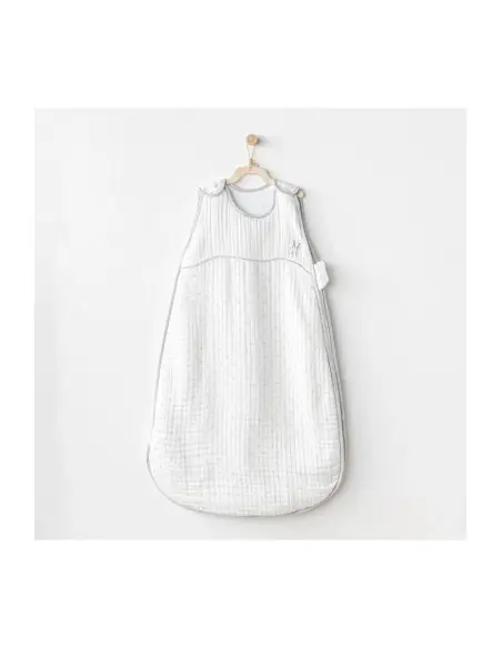 Sleeping bag for baby from 0 to 6 months 100% Cotton - White