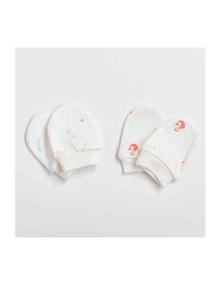Moufle Bébé Haute Qualité 100% Coton X2 Fille dans Bonnet, Moufles, Chaussons chez Baby And Mom Maroc