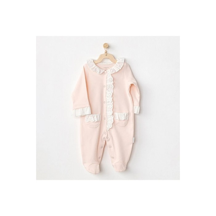 Grenouillère Rose 1-3 mois 100% Coton - Fille Grenouillère - 