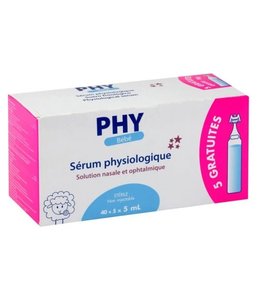 Gilbert saline solution 40 x 5 ml + 5 free single-dose units
