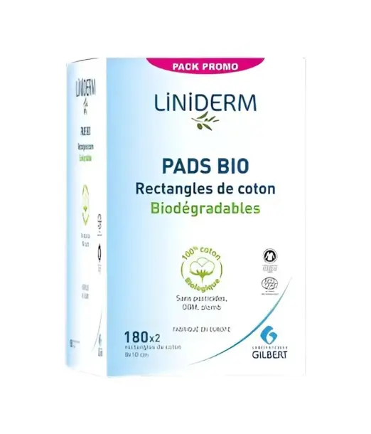 Promo Pack Gilbert Coton Pads 180 unités x2 Accessoires de